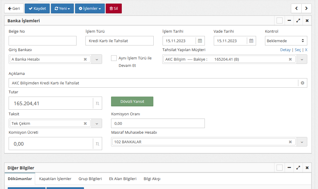Banka Tahsilat Fişi Nasıl Alınır?